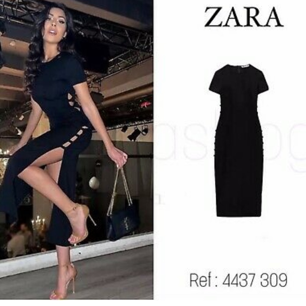Zara bloggers fav cutout maxi dress